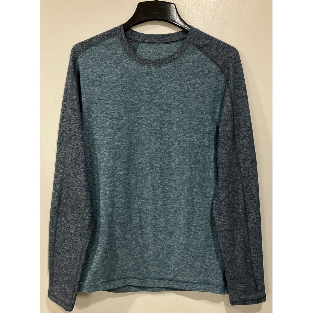 Men's Lululemon Surge Warm Crew Long Sleeve Shirt‎ Blue Size Large?